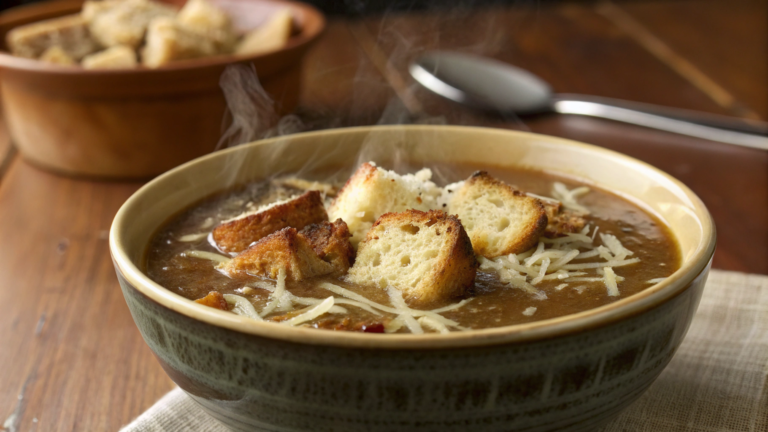 sopa de cebolla