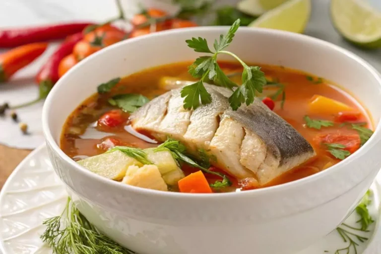 caldo de pescado casero